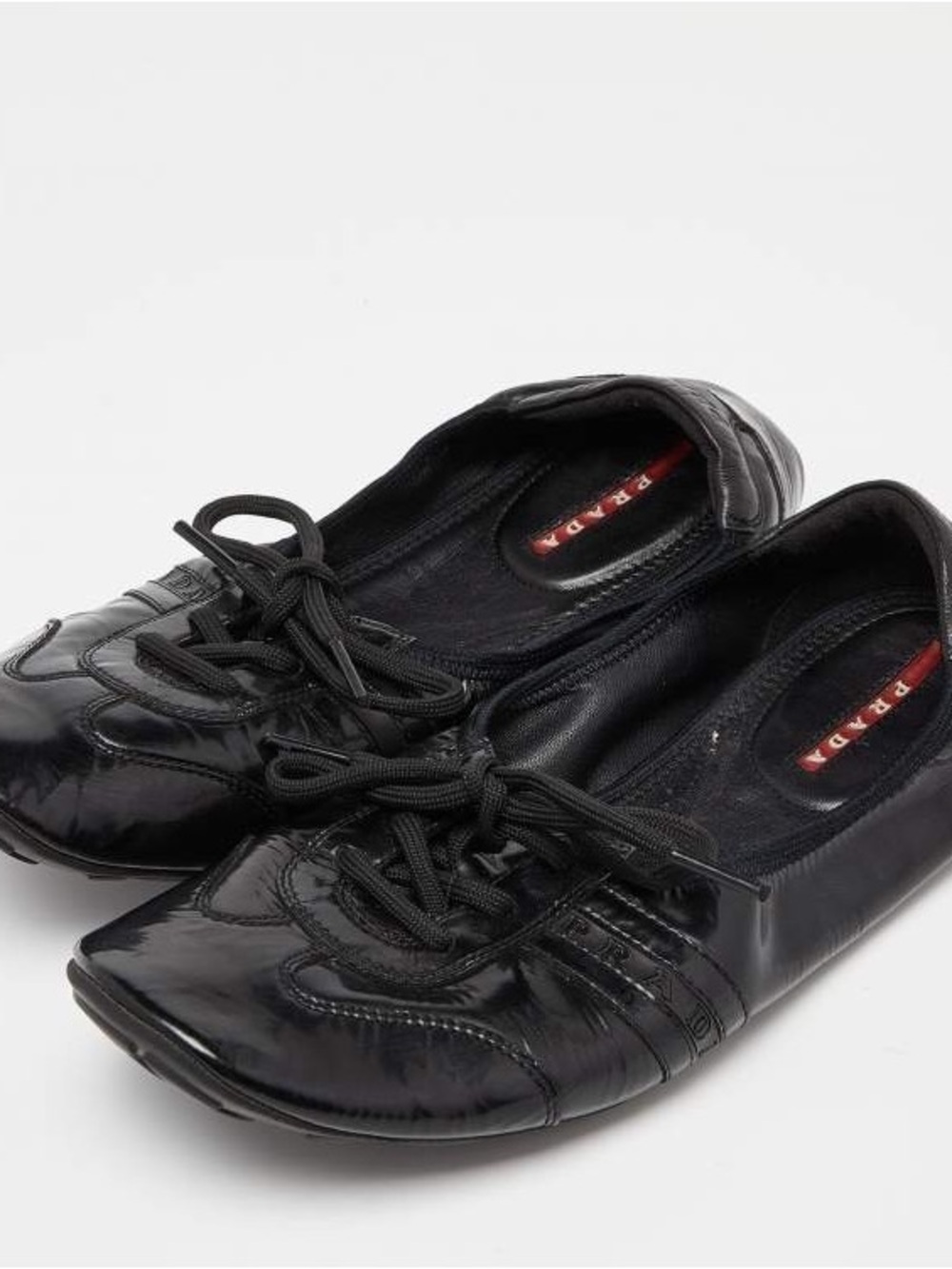 Prada Sport Leather Ballet Flats